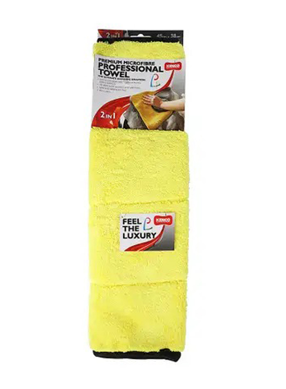 Kenco 2-In-1 Double Side Premium Microfibre Professional Towel, 45 x 38cm