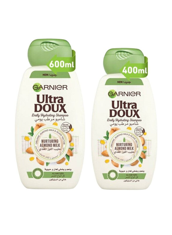 

Garnier Almond Shampoo - 600ML + 400ML