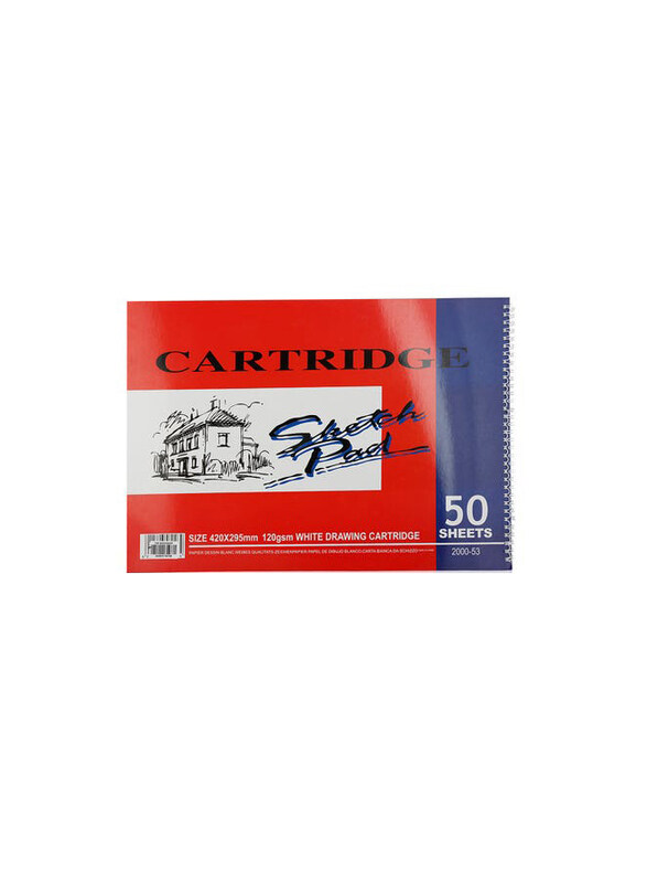 The Book Shop Sketch Cartridge Pad - 50 Sheets