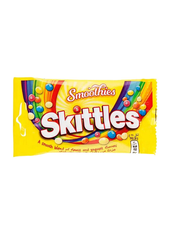 

Skittles Smoothies Candy Fruity Pouch, 38g