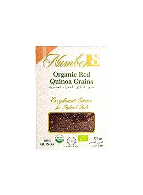 

Number8 Organic Red Quinoa Grains, 320g