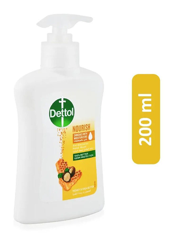 Dettol Nourish Honey & Shea Butter Liquid Hand Wash - 200ml