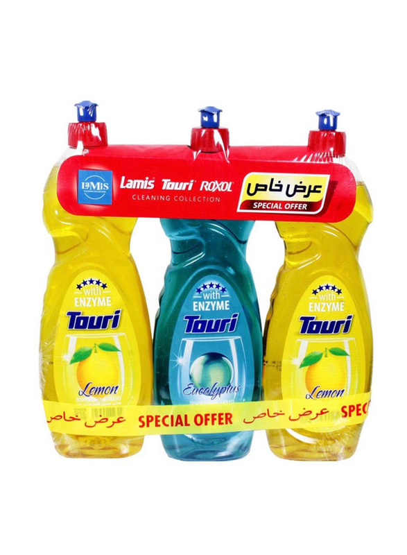 Touri Dishwash, 3 x 600ml