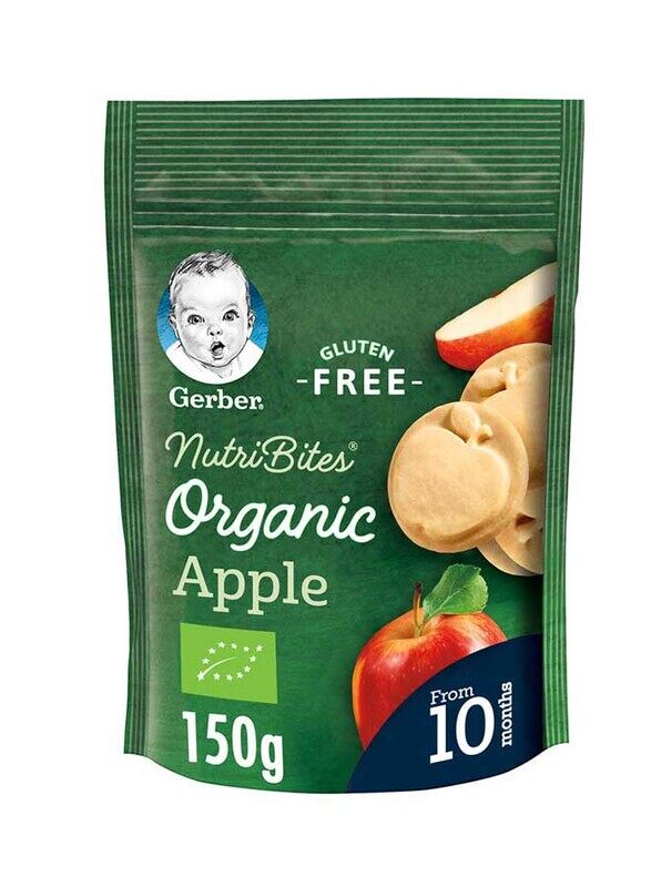 

Gerber Organic Apple Biscuit Puree, 150g