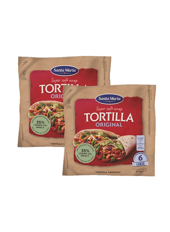 

Santa Maria Original Large Super Soft Tortilla, 2 x 371g