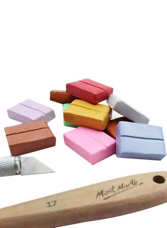 Mont Marte Make n Bake Polymer Clay Metallic, 100gm, Multicolour