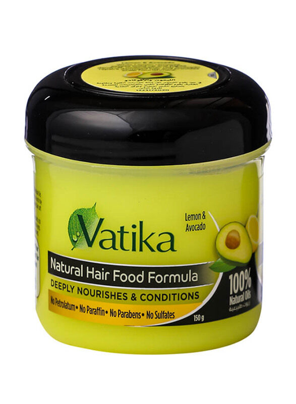 

Vatika Lemon & Avocado Hair Food for All Hair Types, 150gm