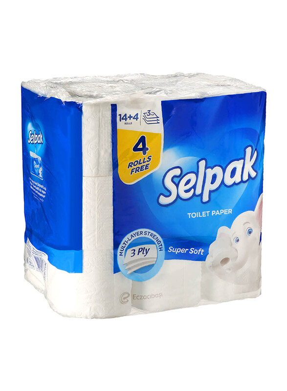 

Selpak Toilet Paper, 18 Rolls