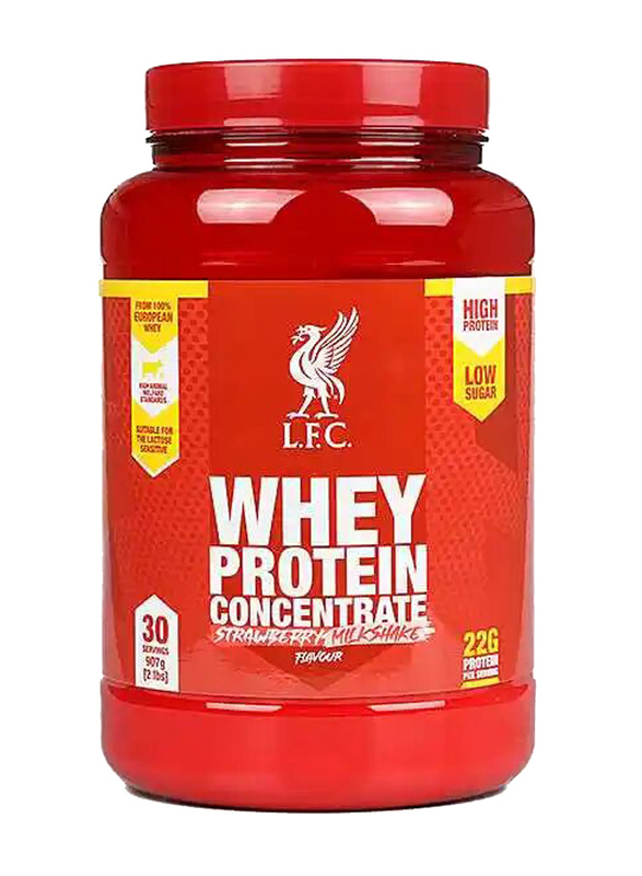 LFC Whey Protein Concentrate, 907g, Strawberry Milkshake