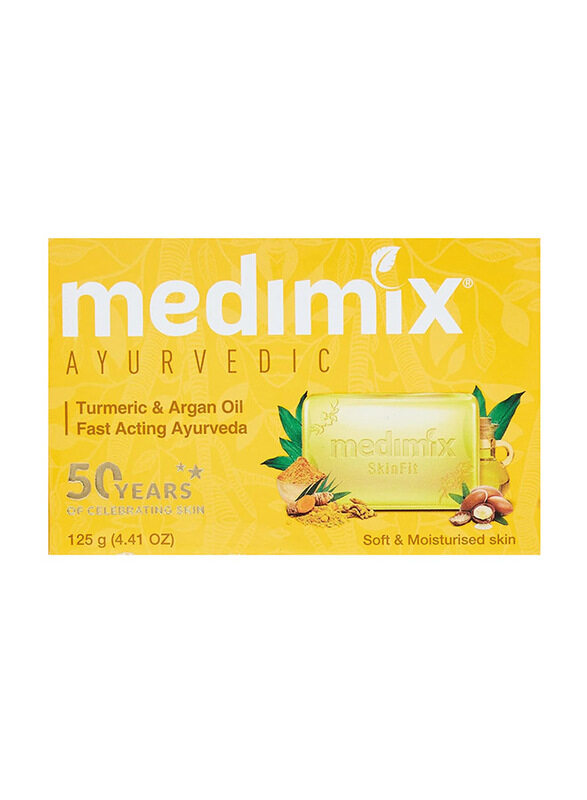 

Medimix Ayurvedic Turmeric & Argan Oil Soap, 125gm