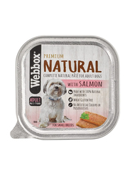 Webbox Natural Square Tray Salmon Pate Dog Food, 150g