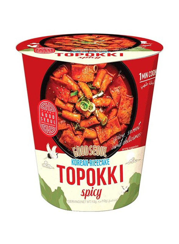 GOOD SEOUL Korean RiceCake TOPOKKI SPICY, 1pc x 113g * new
