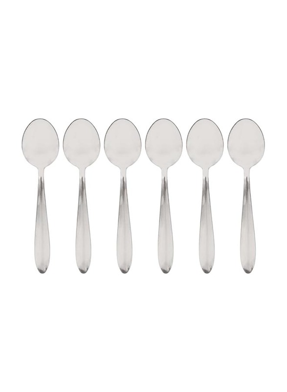 Kedge Sobar Tea Spoon, 6 Pieces, Silver