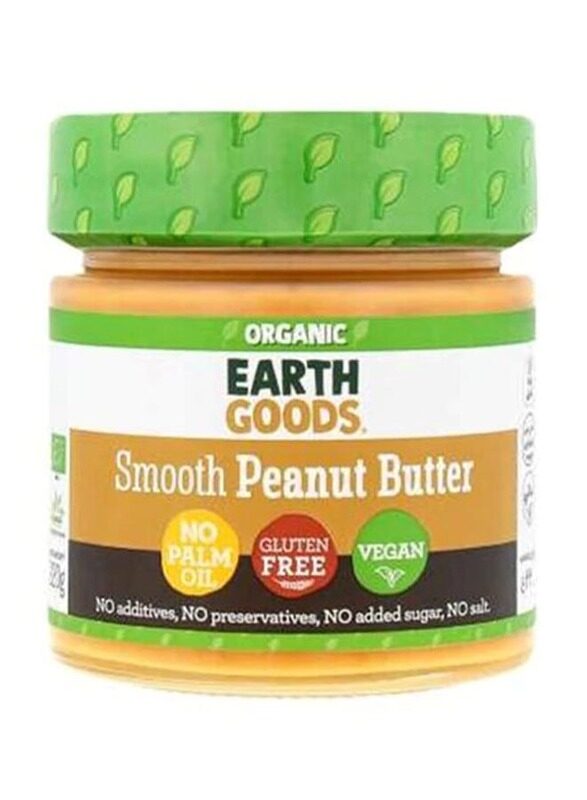 

Earth Goods Organic Smooth Peanut Butter, 12 x 220g