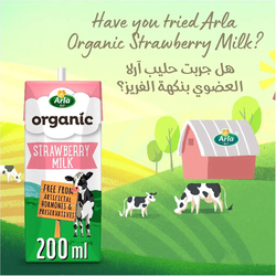Arla Organic Low Fat Milk - 6 x 200ml