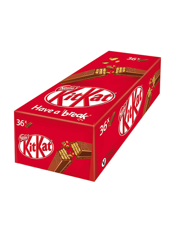 Kit Kat 2 Finger Chocolate Bar, 36 x 17.7g