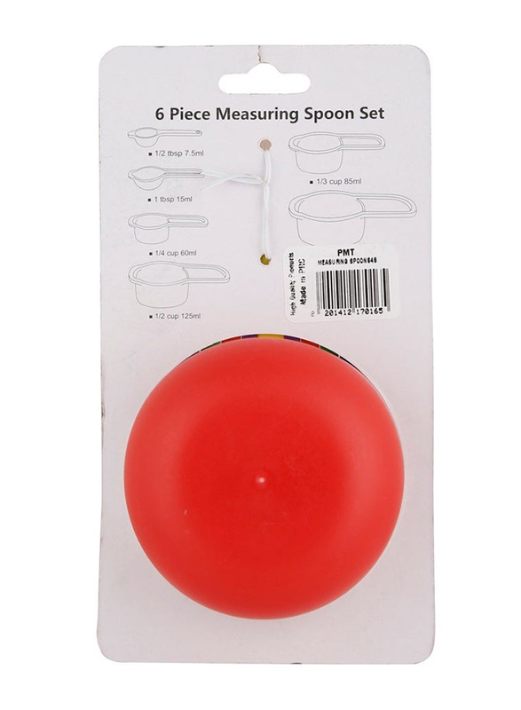 PMT 6-Piece Measuring Spoon Set, Multicolour