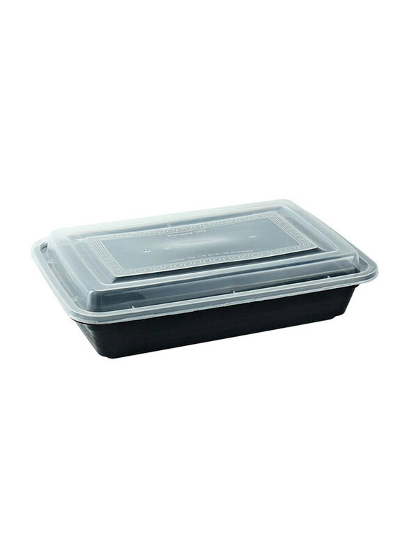 

Union Rectangular Microwave Containers, 6 Pieces, Black