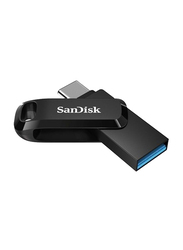 Sandisk 256GB USB 3.1 Ultra Dual Drive Go Type C Flash Drive, Black