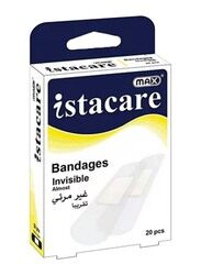 Max Istacare Bandages, Transparent, 20 Piece