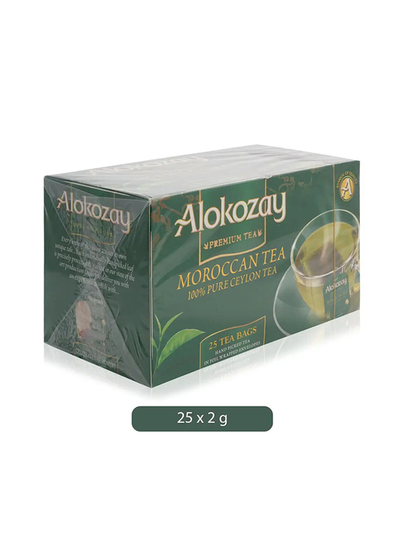 Alokozay Heat Seal Sachets Moroccan Tea Bags - 25 Bags