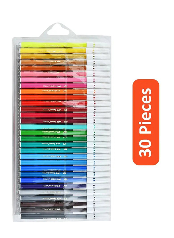 Faber-Castell Faber Tips Colour Pen - 30 Pieces