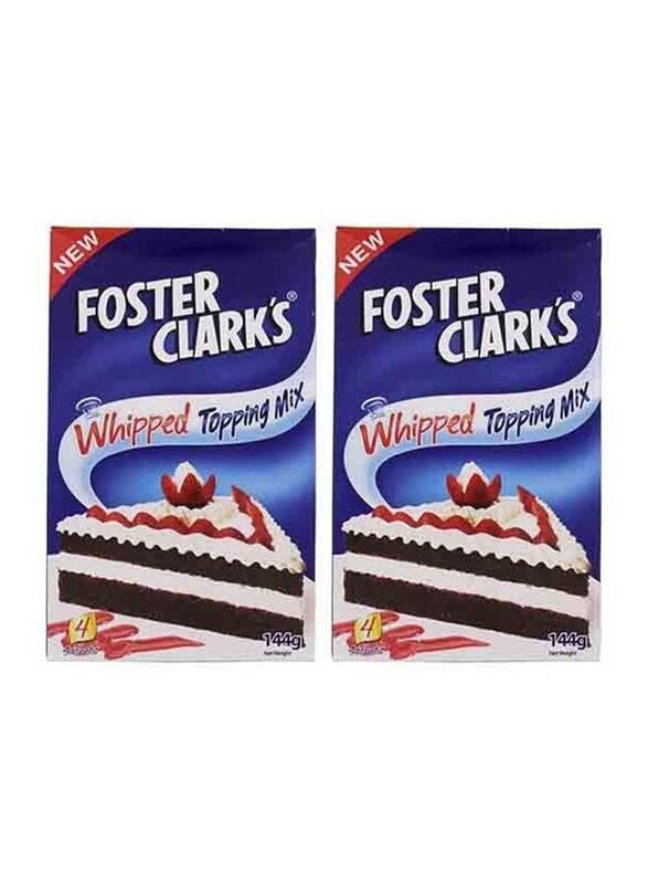 

Foster Clark Whipped Topping Mix, 2 x 144g