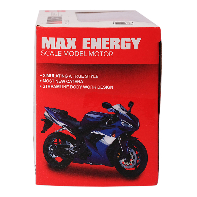 Max Energy Scale Model Alloy Die-Cast Metal Motor Bike, 1 Piece, Ages 3+