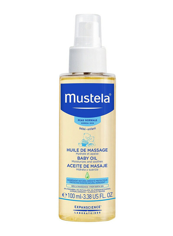 

Mustela 100ml Baby Massage Oil for Newborn