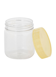 Union All Purpose Plastic Pet Jar, 100ml, Yellow/Clear