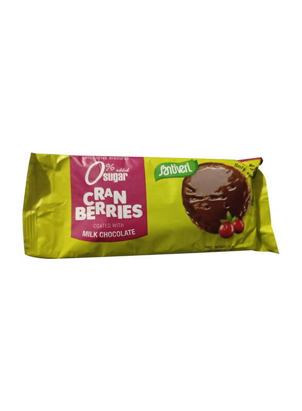 

Santiveri Cranberries Chocolate Digestive Biscuits, 85g