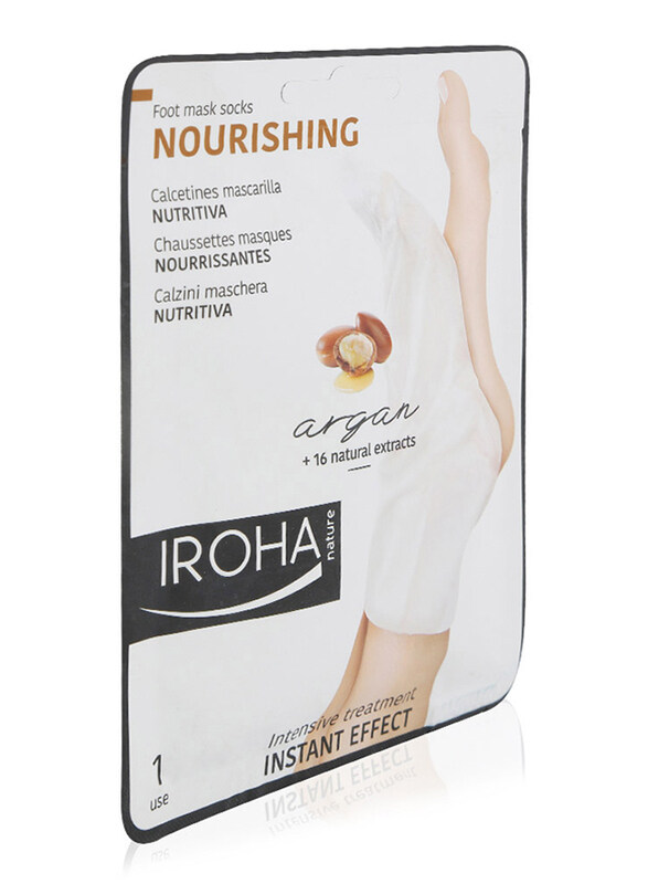 

Iroha Instant Effect Argan Foot Care Mask, 1 Piece