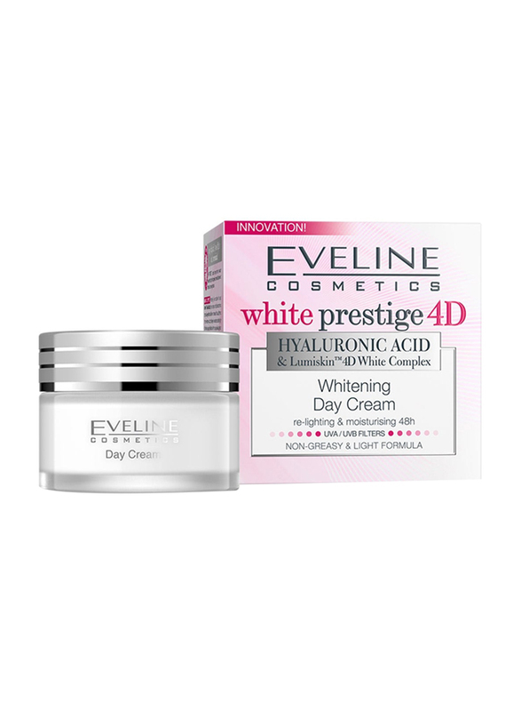 Eveline White Prestige 4D Whitening day Cream, 50ml