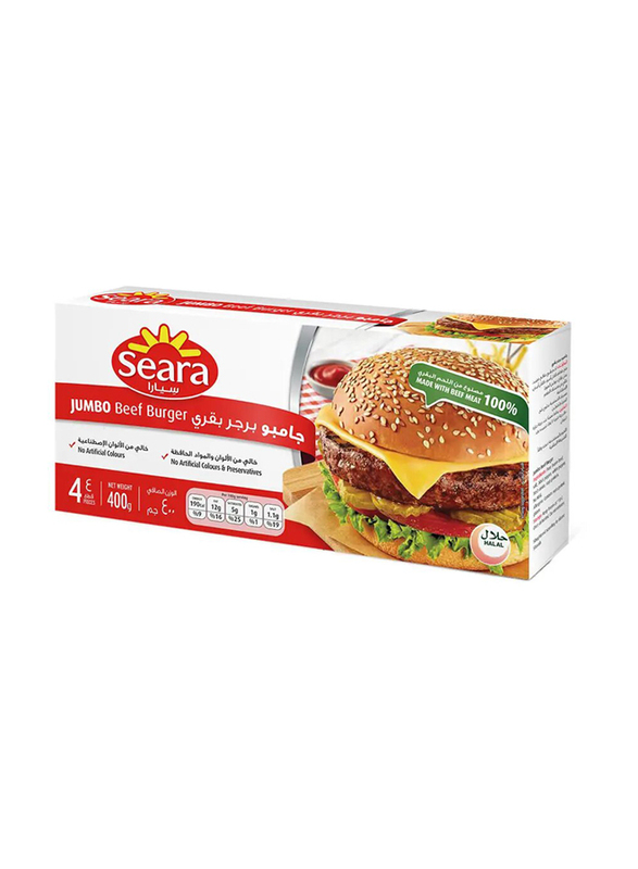 Seara Beef Burger Jumbo, 400g