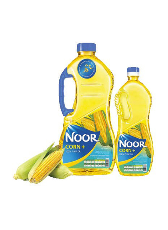 Noor Corn Oil, 1.5L + 750ml, 2 Pieces