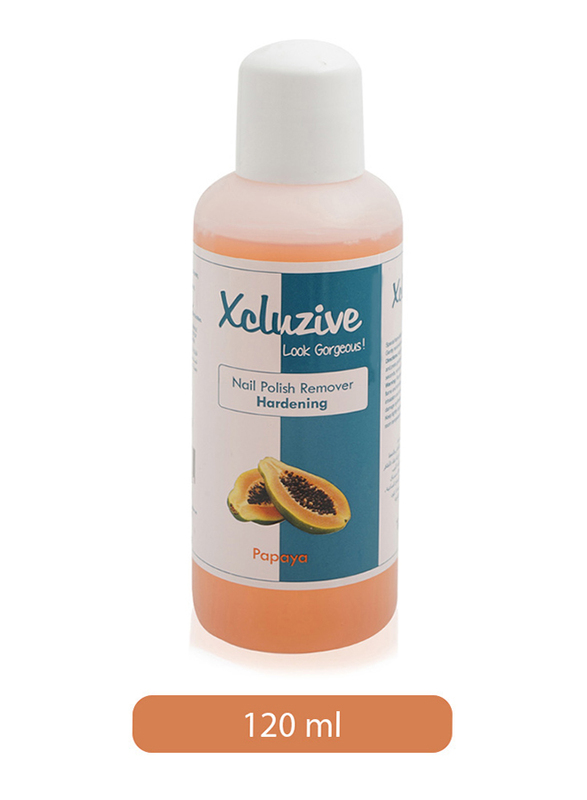 

Xclusive Papaya Nail Polish Remover, 120ml, Orange