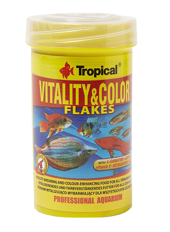 

Tropical Vitaly and Colour Flakes Fish Food, 100 grams