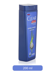 Clear Men's Herbal Fusion Anti-Dandruff Shampoo for Damaged Hair, 200ml