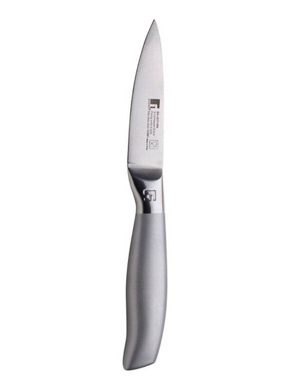 

Bergner 9cm Stainless Steel Uniblade Paring Knife, Silver