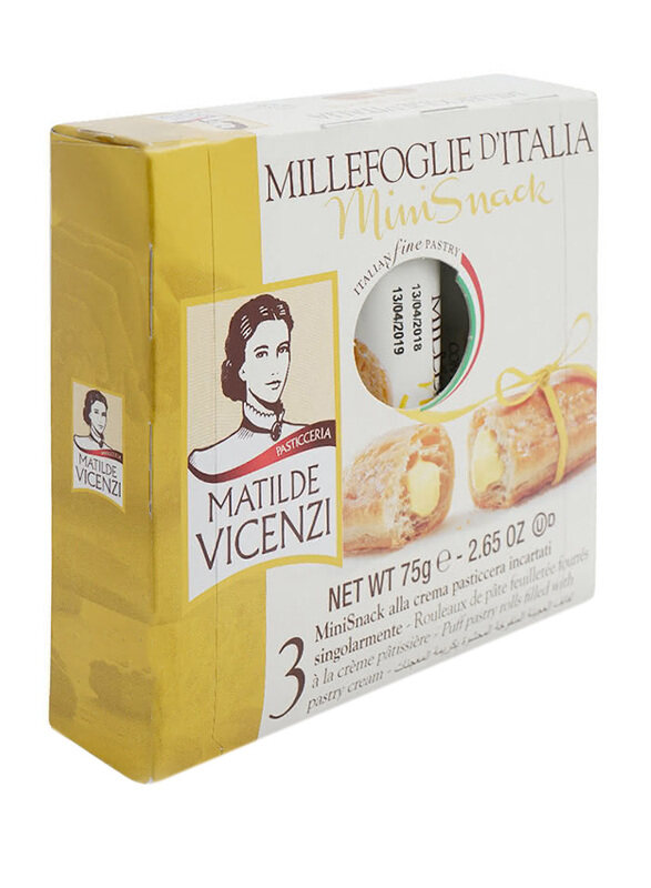 

Vicenzi Minisnack Crema Pasticcera Roll - 75g