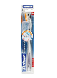 Trisa Pro Interdental Soft Toothbrush, Orange/Silver, 1 Piece