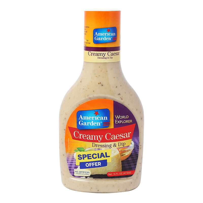 American Garden Creamy Cesar Dressing & Dip, 473ml