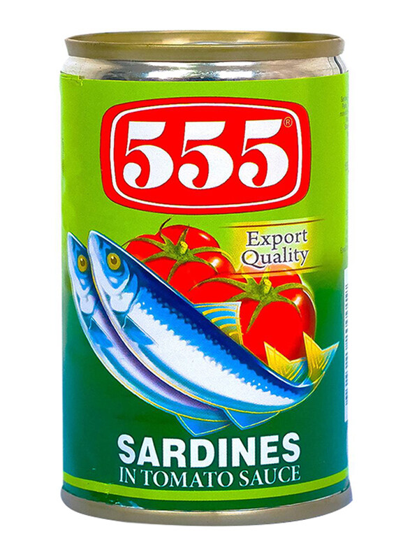 

555 Sardines in Tomato Sauce, Pack of 3 x 155g