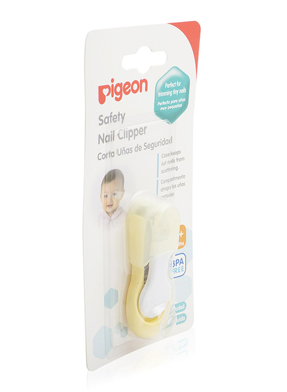 Pigeon Safety Nail Clipper for Babies, 10808, Yellow