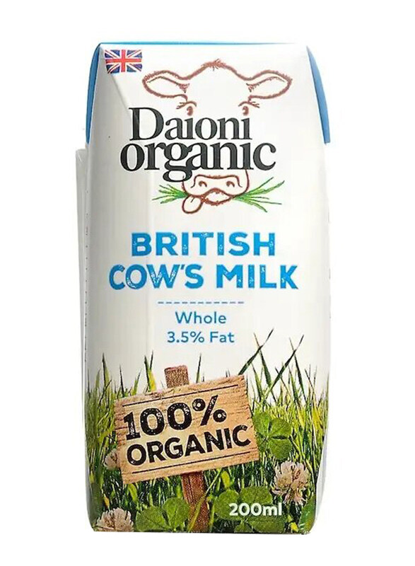 

Daioni 100% Organic Whole Milk, 200ml