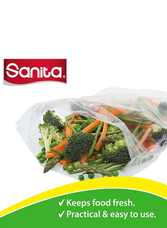Sanita Club Food Storage Bags Biodegradable No.14, 50 Bags