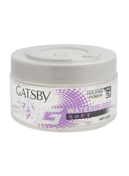 Gatsby Water Gloss Soft Hair Gel, 150g, White