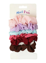 Meet Fun Fashion Accessories Hair Rubber Band Set, 6 Pieces