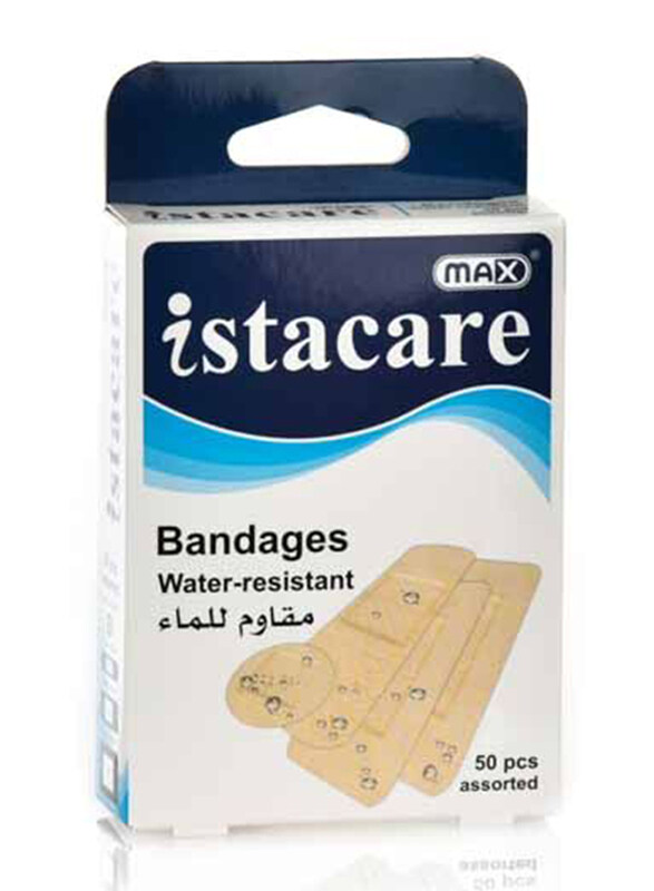 

Max Istacare Water Resistant Bandages, 50 Pieces
