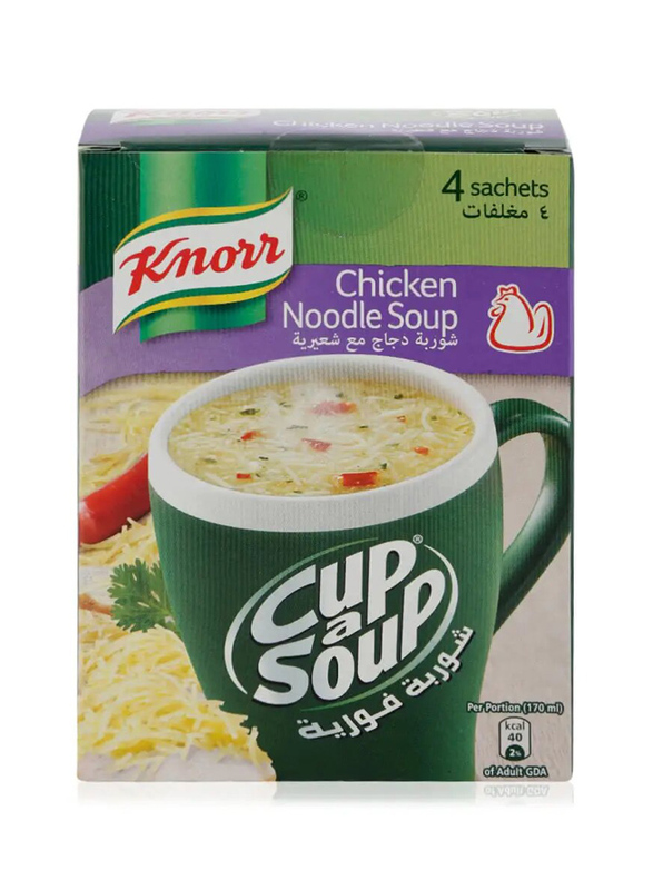 Knorr Cream of Chicken Noodle Soup - 4 x 15 g